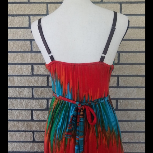 Multi Color Dress by Allison Brittney Size Medium - Picture 5 of 13